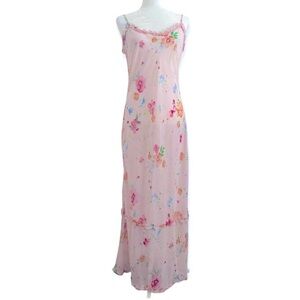 Vintage 90s Floral Maxi Slip